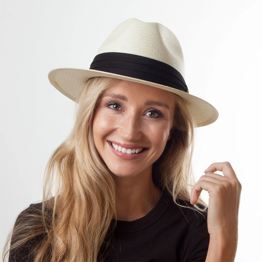 Jaxon & James Safari Fedora Toyo Strohhut mit Schwarzem Hutband - Image 4