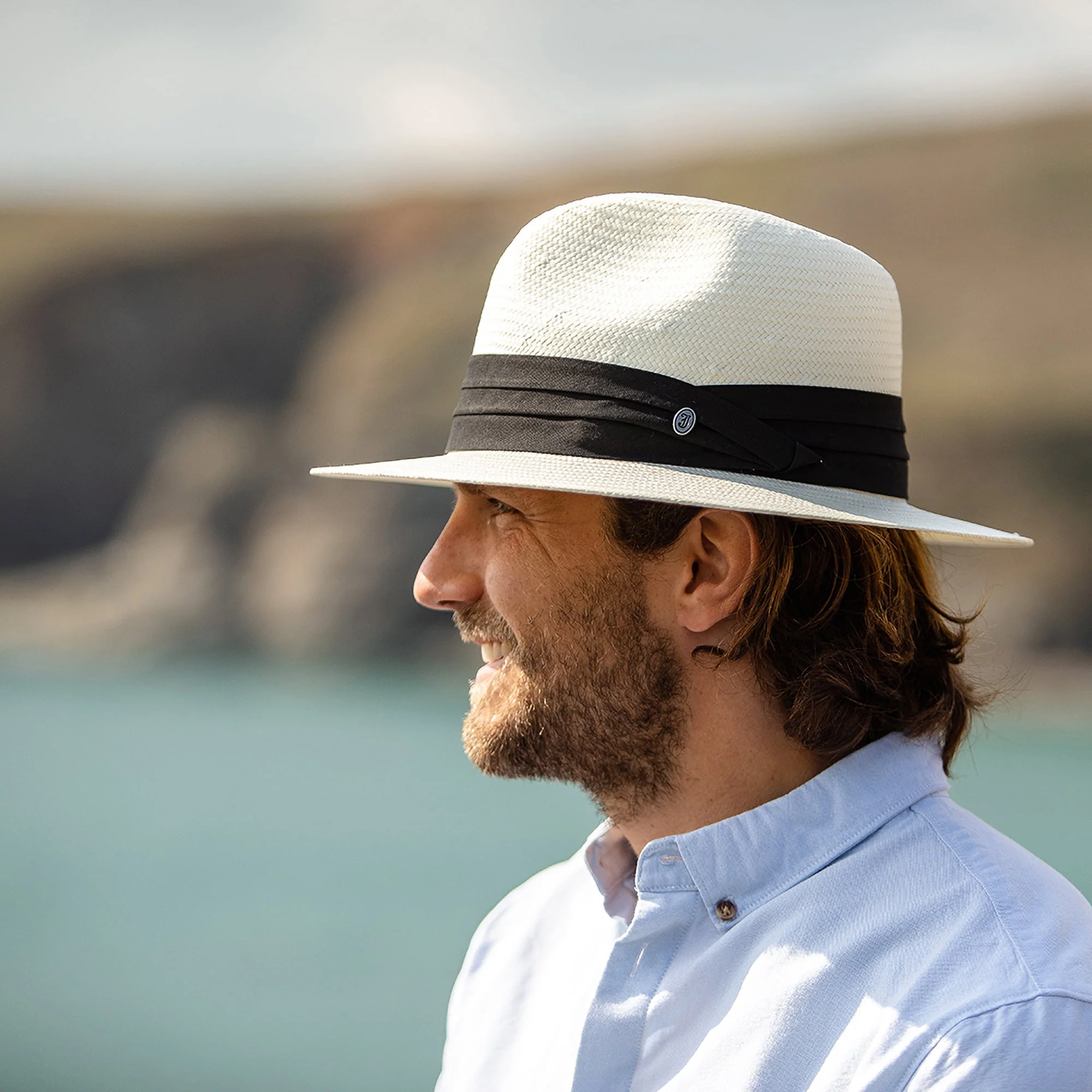 Jaxon & James Safari Fedora Toyo Strohhut Mit Schwarzem Hutband Großhandel - Image 9