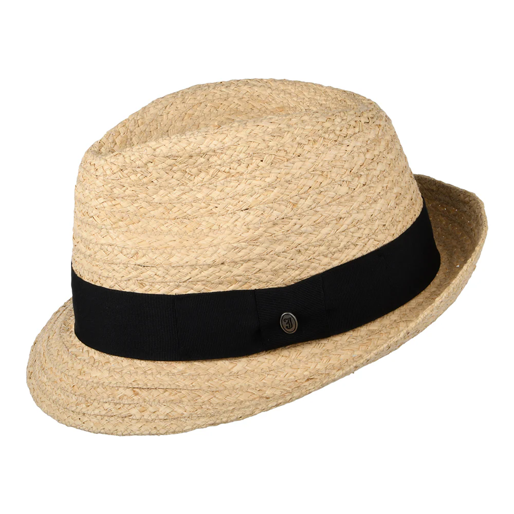 Jaxon & James Saybrook Trilby Hut aus Raffia-Stroh Natur Großhandel - Image 2