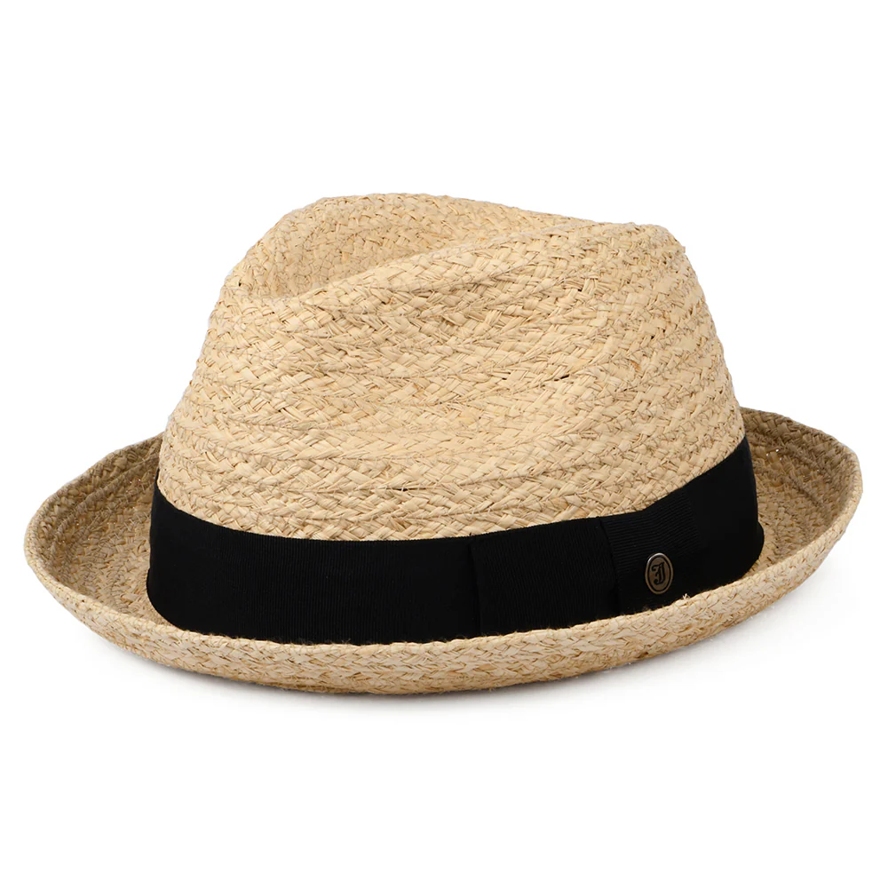 Jaxon & James Saybrook Trilby Hut aus Raffia-Stroh Natur Großhandel - Image 4