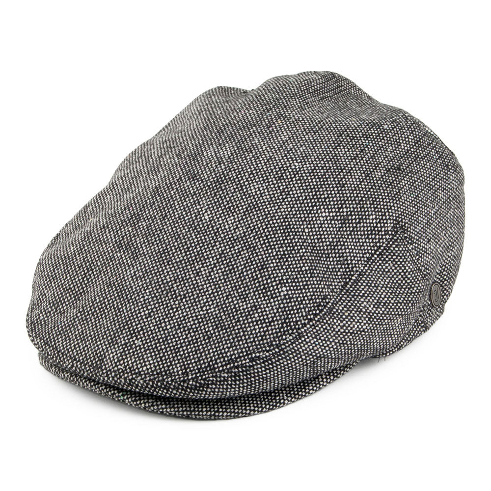 Jaxon & James Schiebermütze aus Marl Tweed - Schwarz