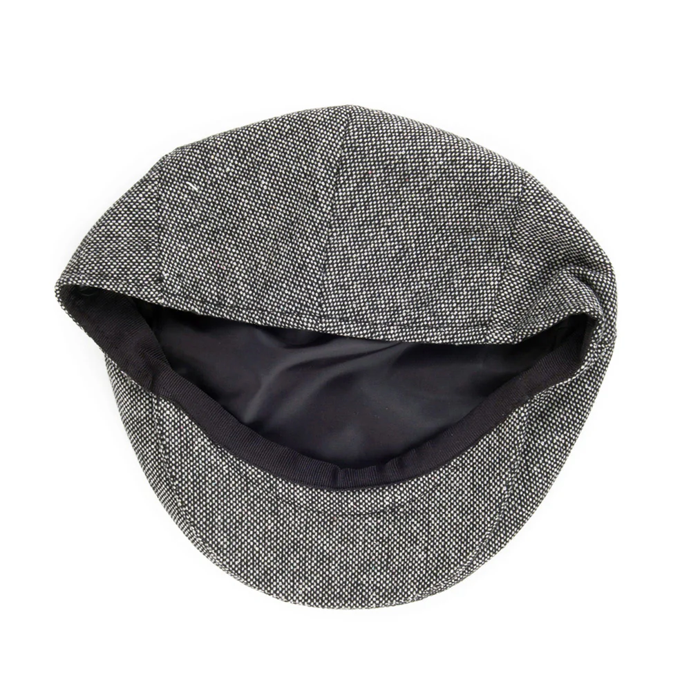 Jaxon & James Schiebermütze aus Marl Tweed - Schwarz - Image 5