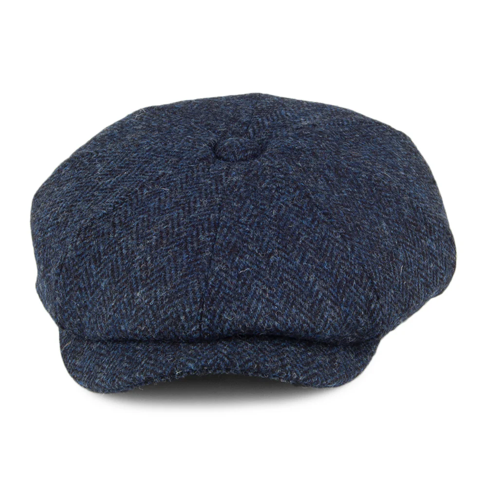 Jaxon & James Skye HARRIS TWEED Ballonmütze - Blau-Schwarz - Image 2