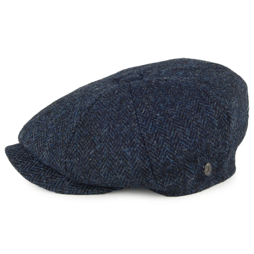Jaxon & James Skye HARRIS TWEED Ballonmütze - Blau-Schwarz - Image 3