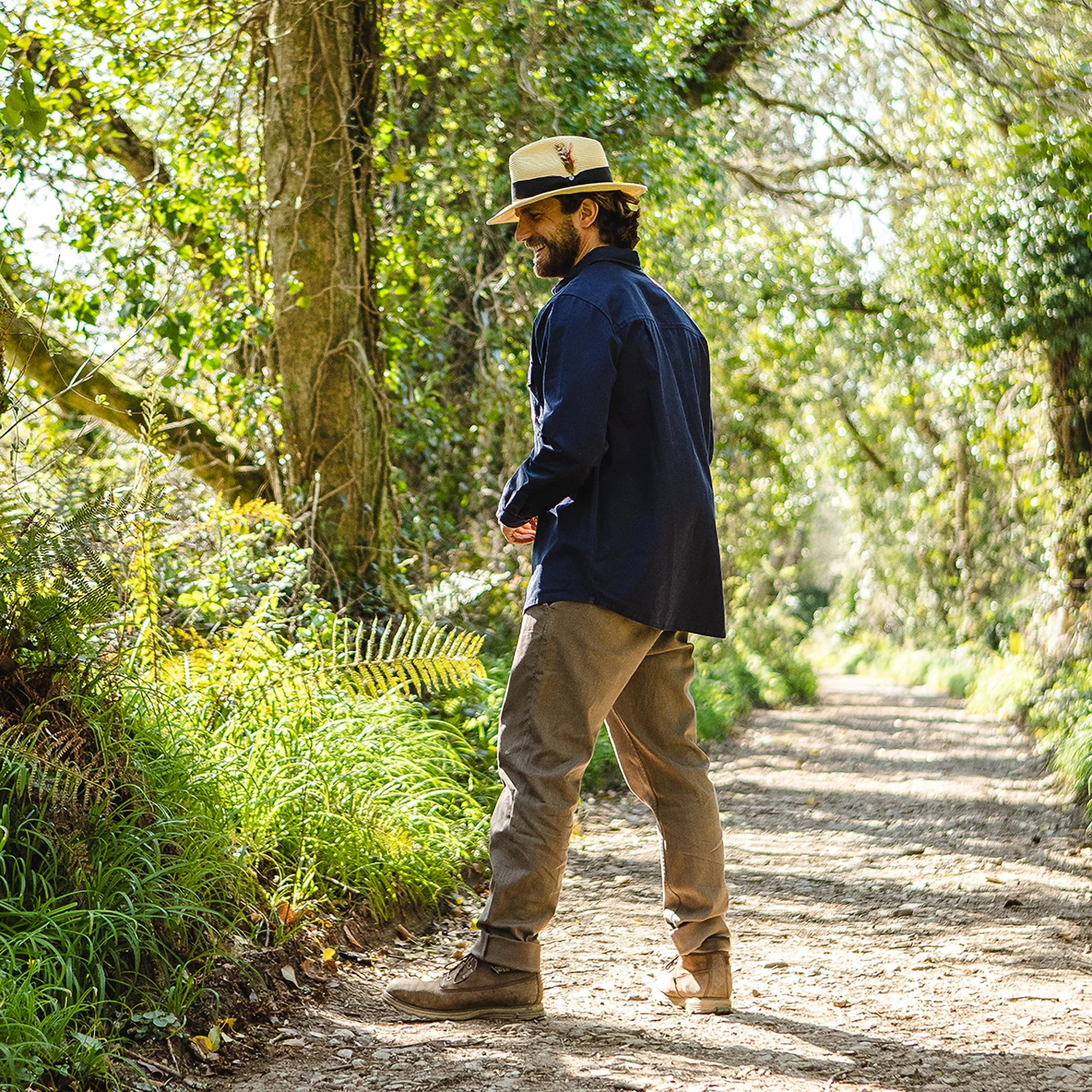 Jaxon & James Summer C-Crown Fedora Strohhut Natur Großhandel - Image 5