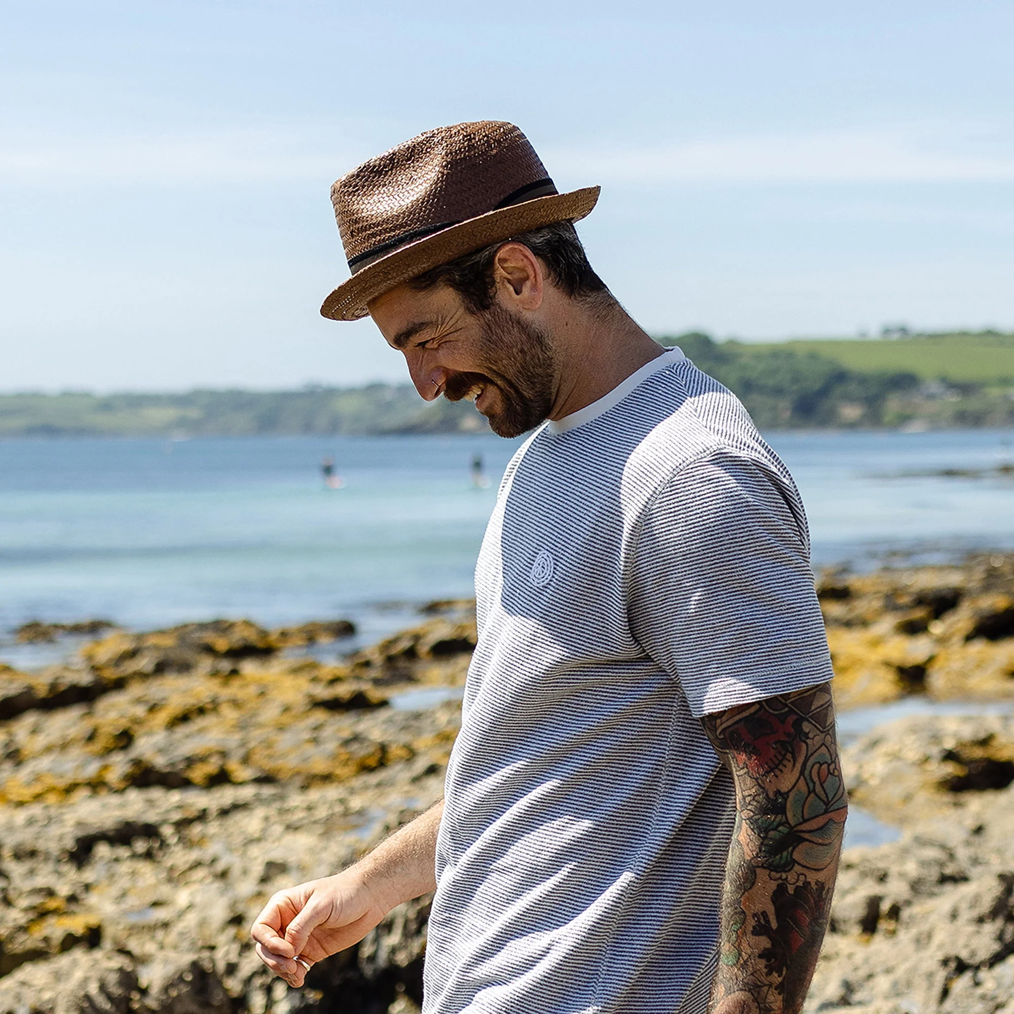 Jaxon & James Tribeca Trilby Strohhut - Braun - Image 3
