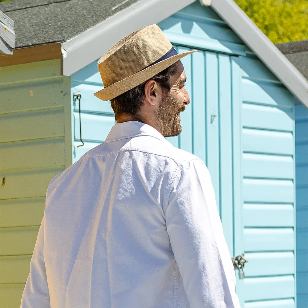 Jaxon & James Trilby Hut aus Jutestoff - Hellbraun - Image 7