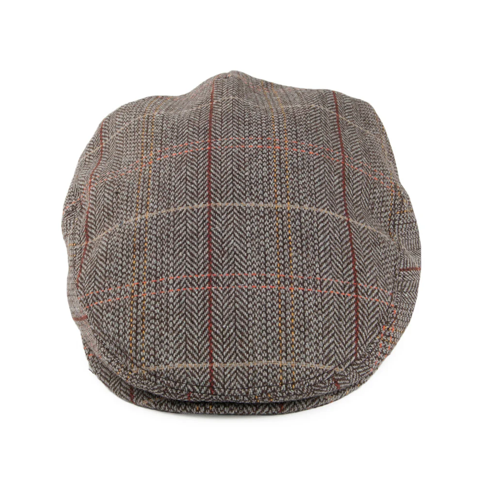 Jaxon & James Schiebermütze Tweed - Braun-Grau - Image 2