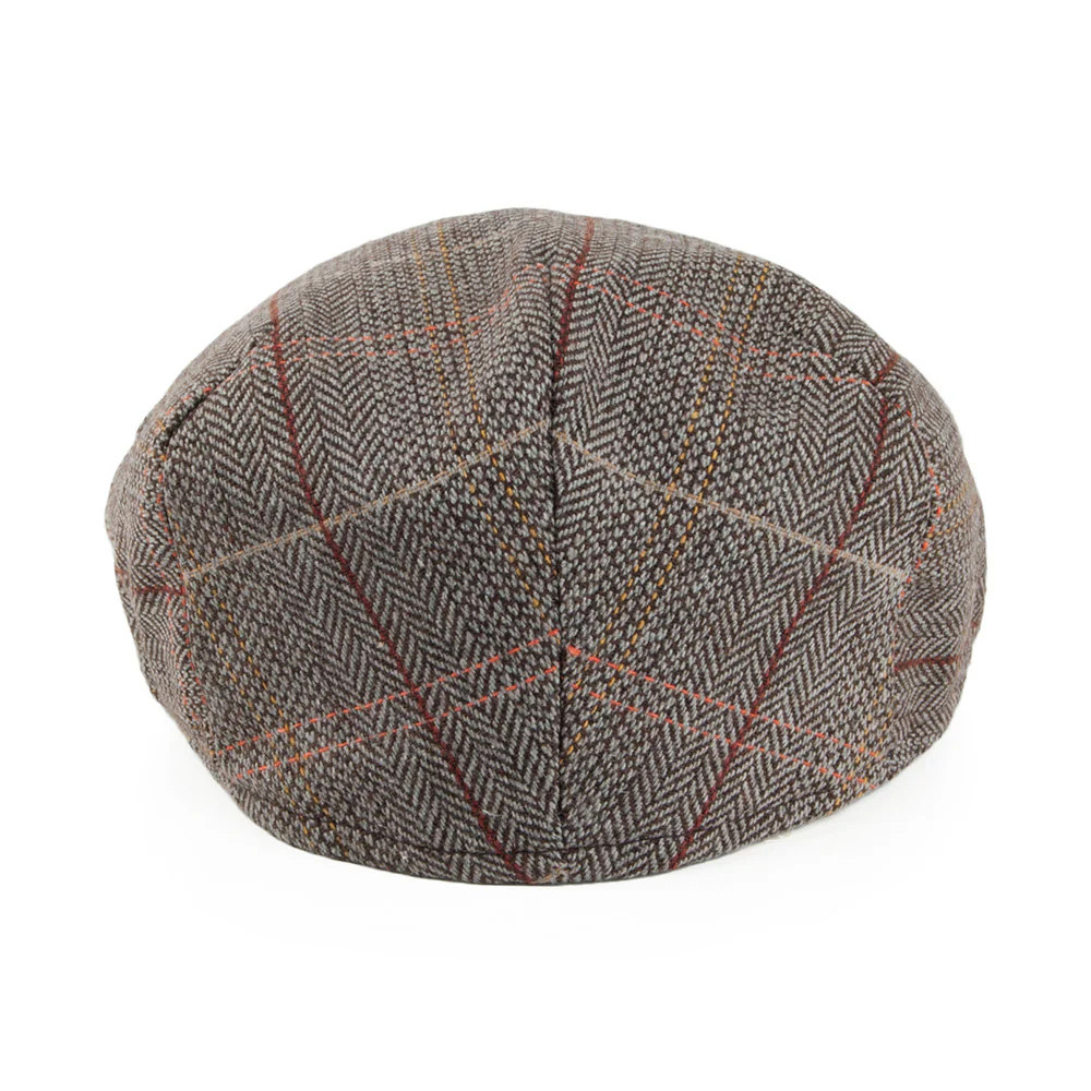 Jaxon & James Schiebermütze Tweed - Braun-Grau - Image 4