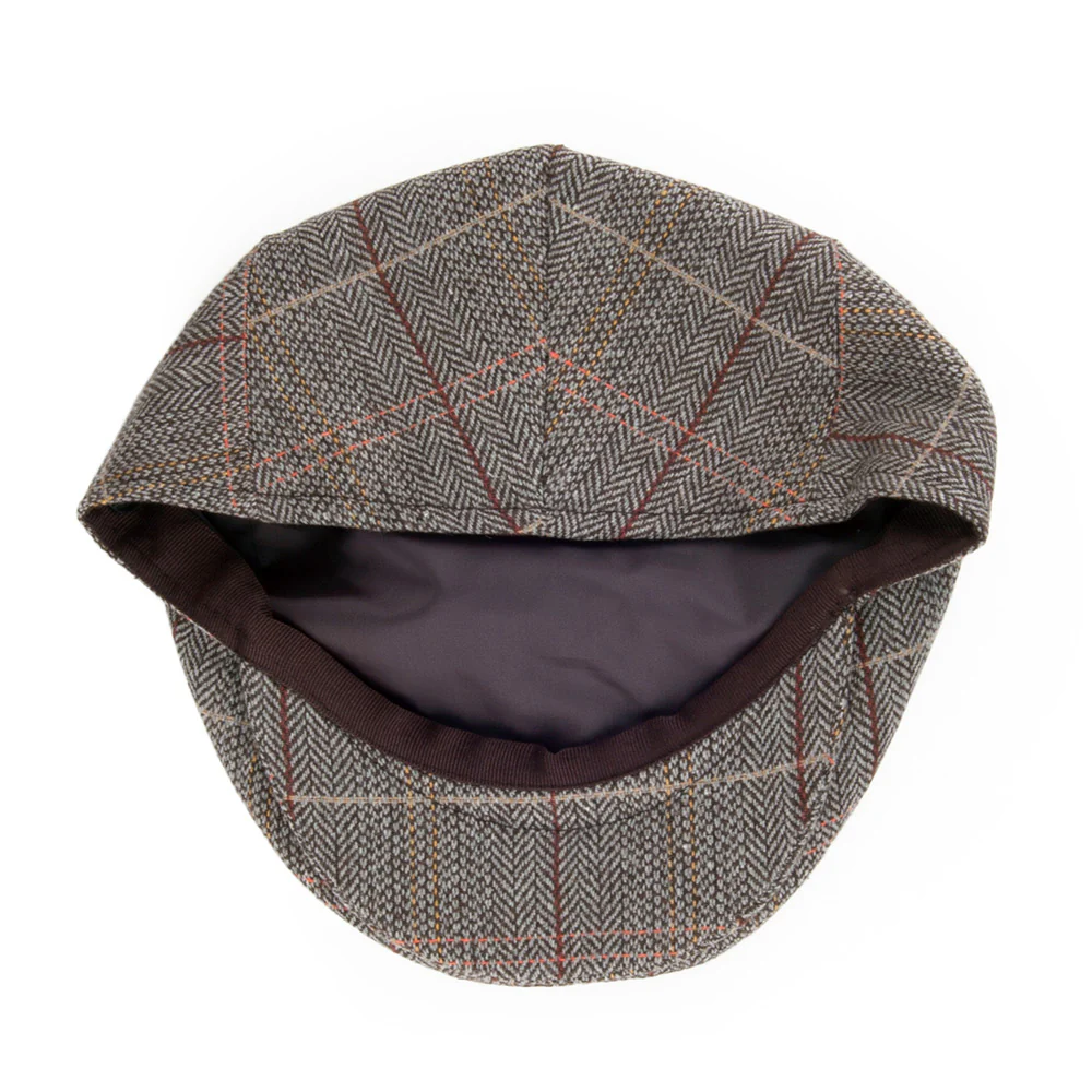 Jaxon & James Schiebermütze Tweed - Braun-Grau - Image 5