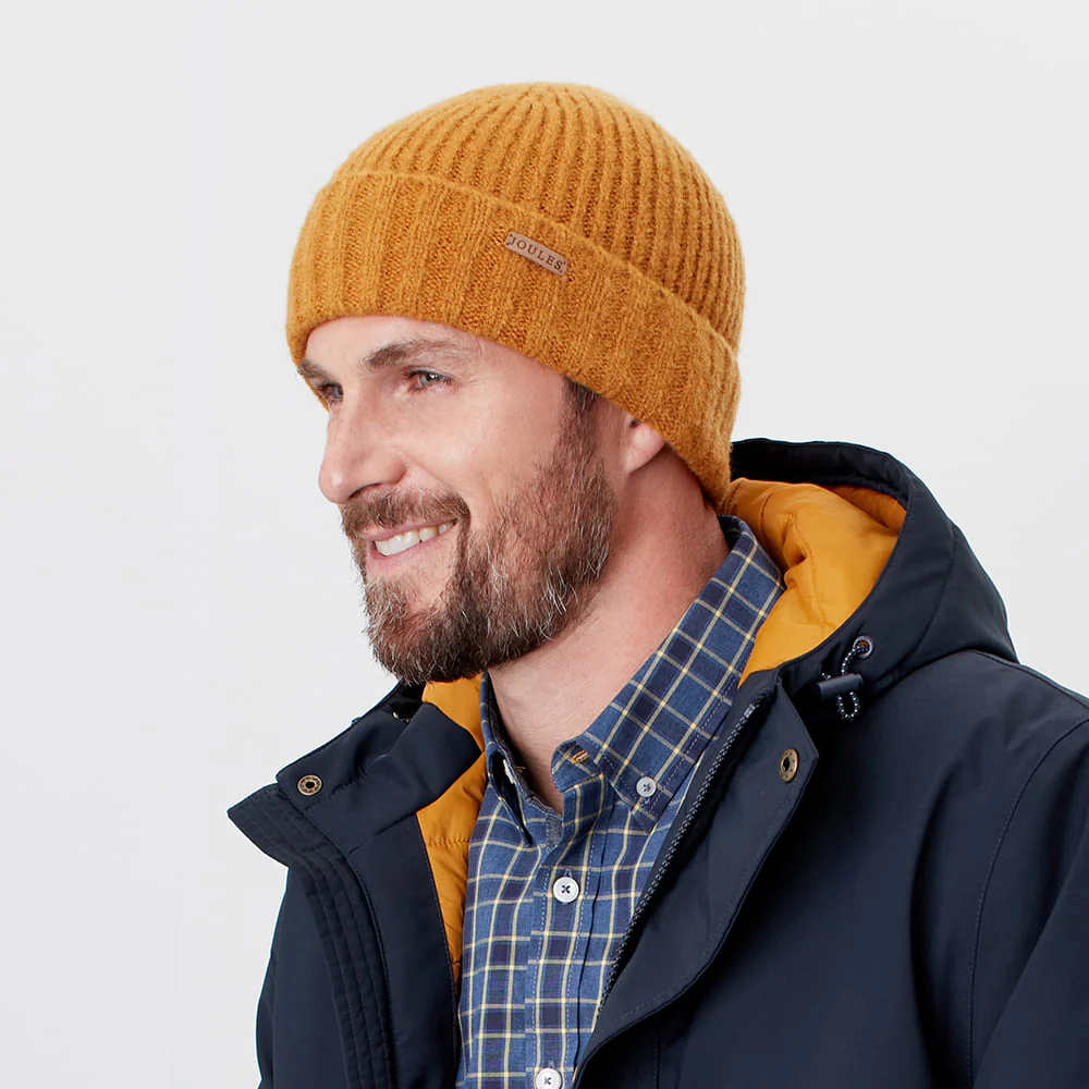 Joules Bamburgh Beanie Mütze - Weizen - Image 3