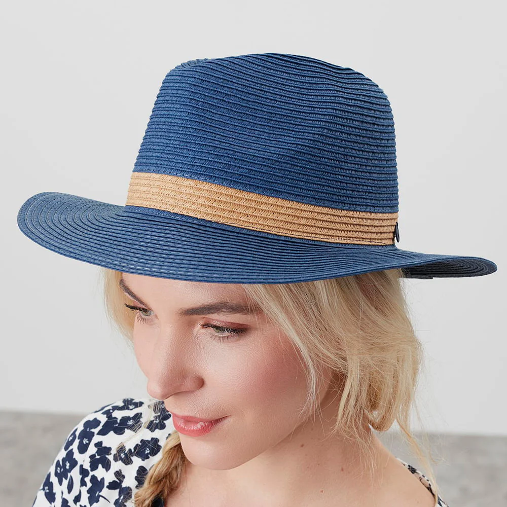 Joules Dora Sommer Fedora Hut - Marineblau - Image 4