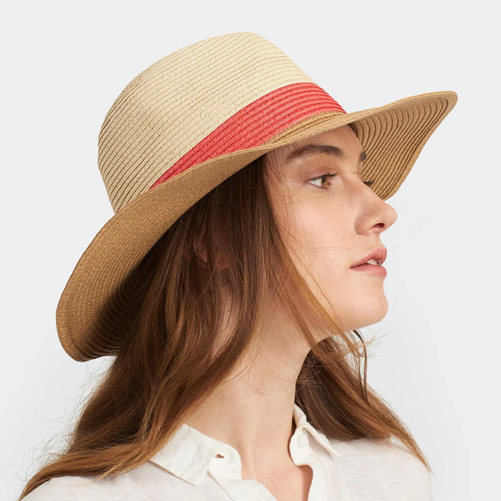 Joules Dora Sommer Fedora Hut - Natur - Image 4