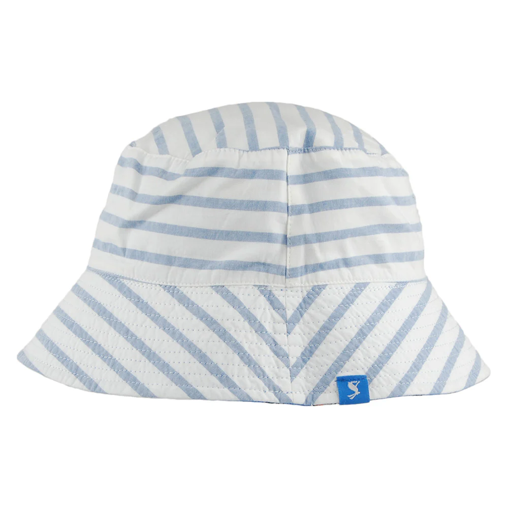 Joules Kinder Brit Sharks Wendbarer Fischerhut - Blau - Image 2