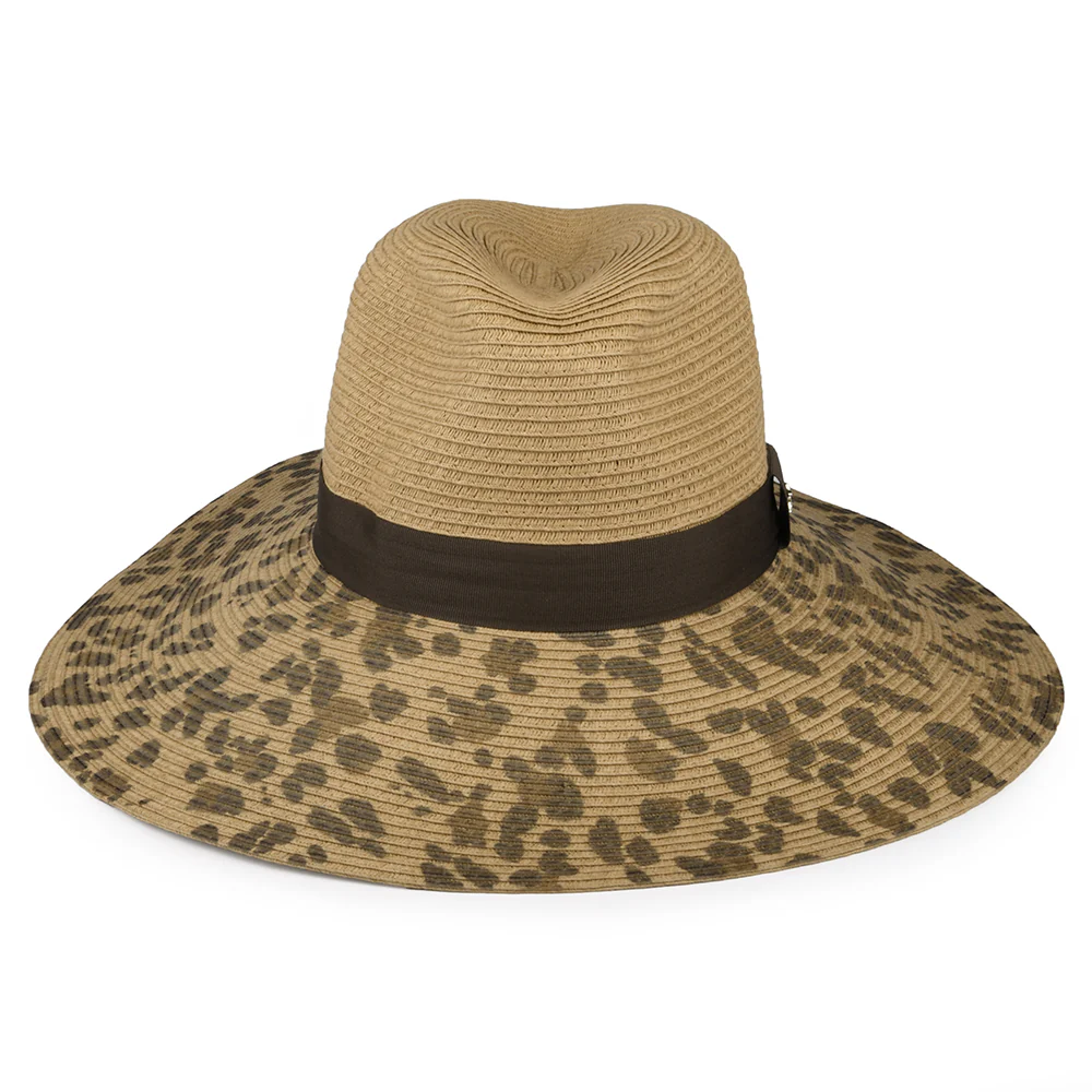 Joules Sia mit erweiterter Krempe Fedora Sonnenhut - Natur-Braun - Image 3