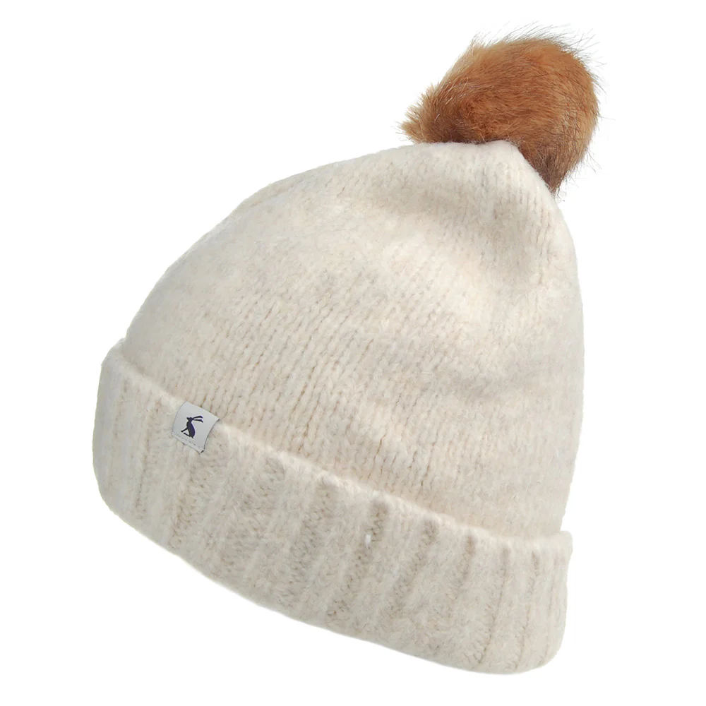 Joules Snugwell Bommelmütze - Creme