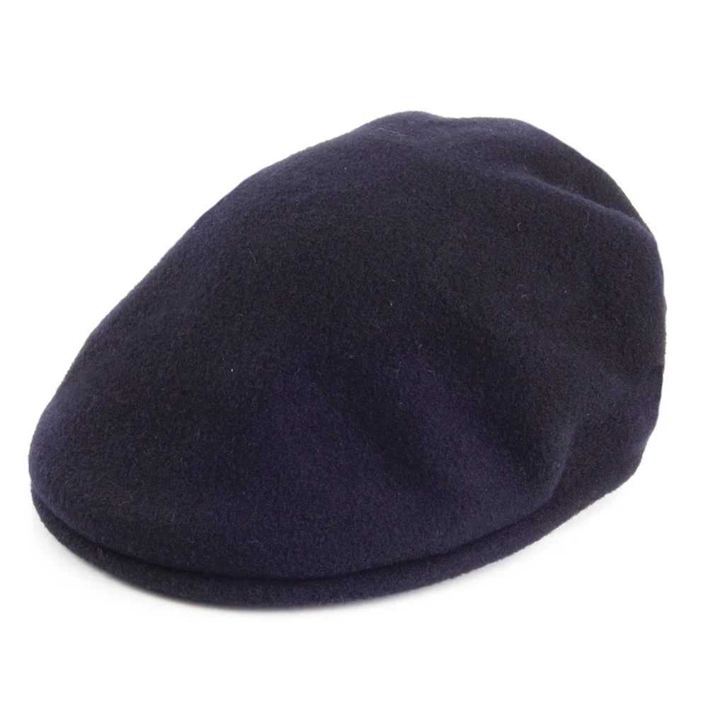 Kangol 504 Schiebermütze aus Wolle - Marineblau