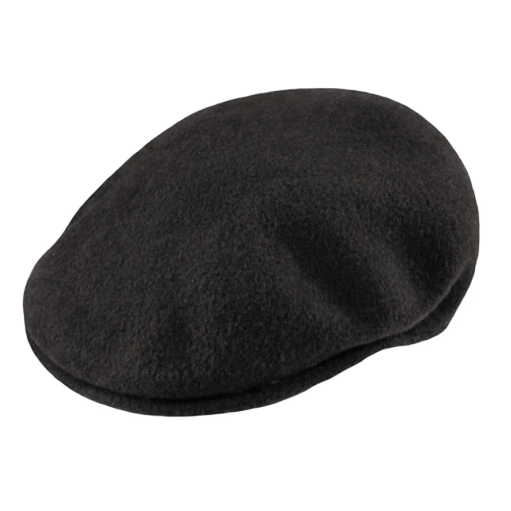 Kangol 504 Schiebermütze aus Wolle - Schwarz