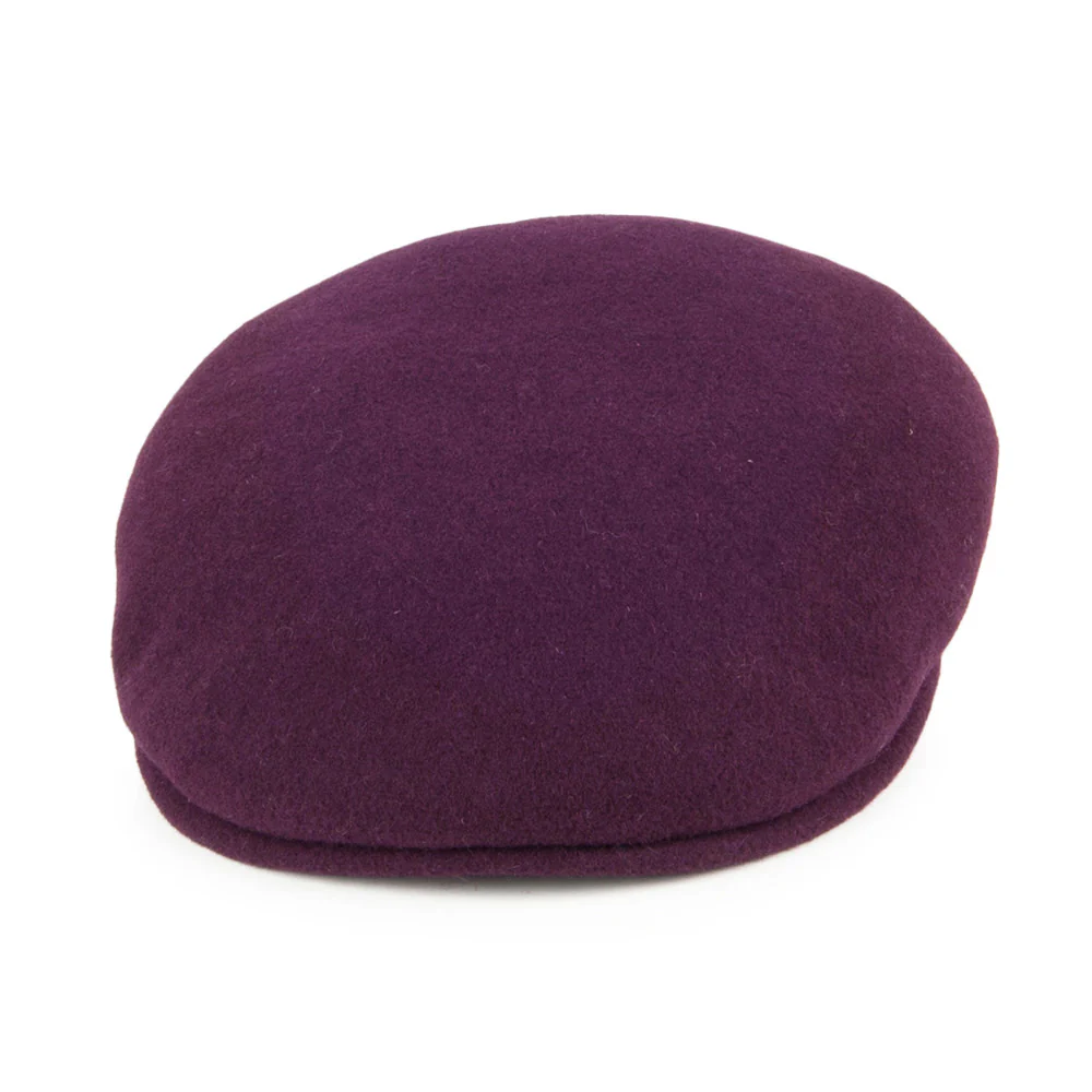 Kangol 504 Schiebermütze aus Wolle - Weinrot - Image 2