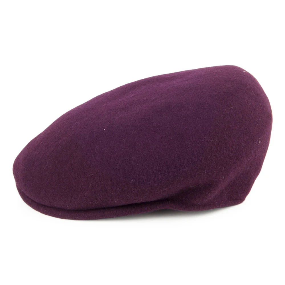 Kangol 504 Schiebermütze aus Wolle - Weinrot - Image 3