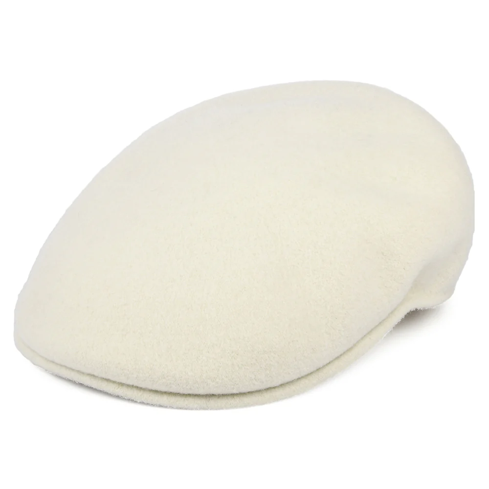 Kangol 504 Schiebermütze aus Wolle - Winterweiß