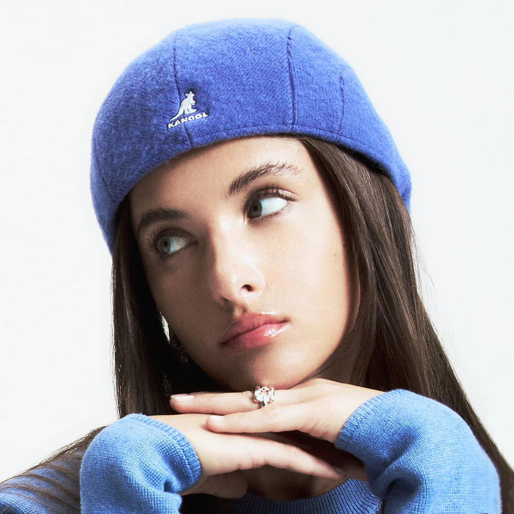 Kangol 507 Schiebermütze aus Wolle - Indigo - Image 3