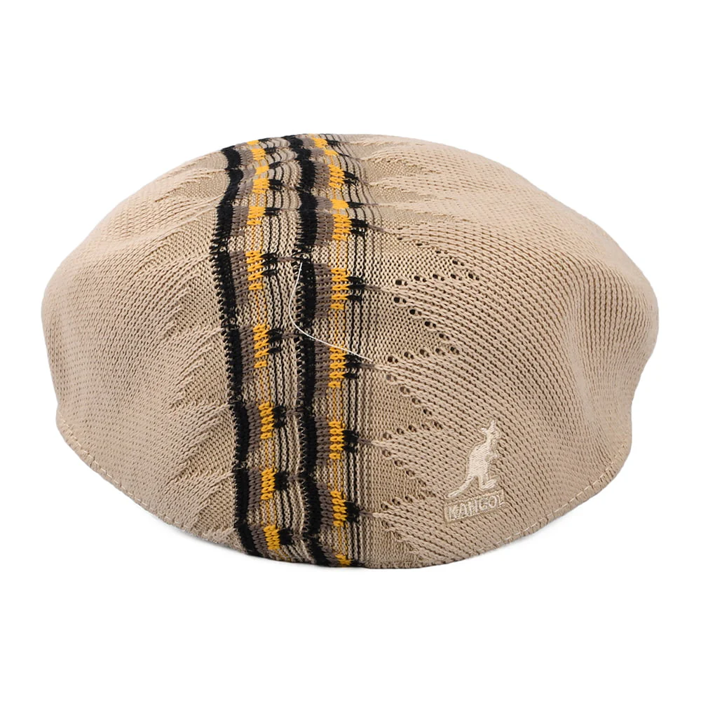 Kangol Argyle Stripe 504 Special Schiebermütze - Beige - Image 3