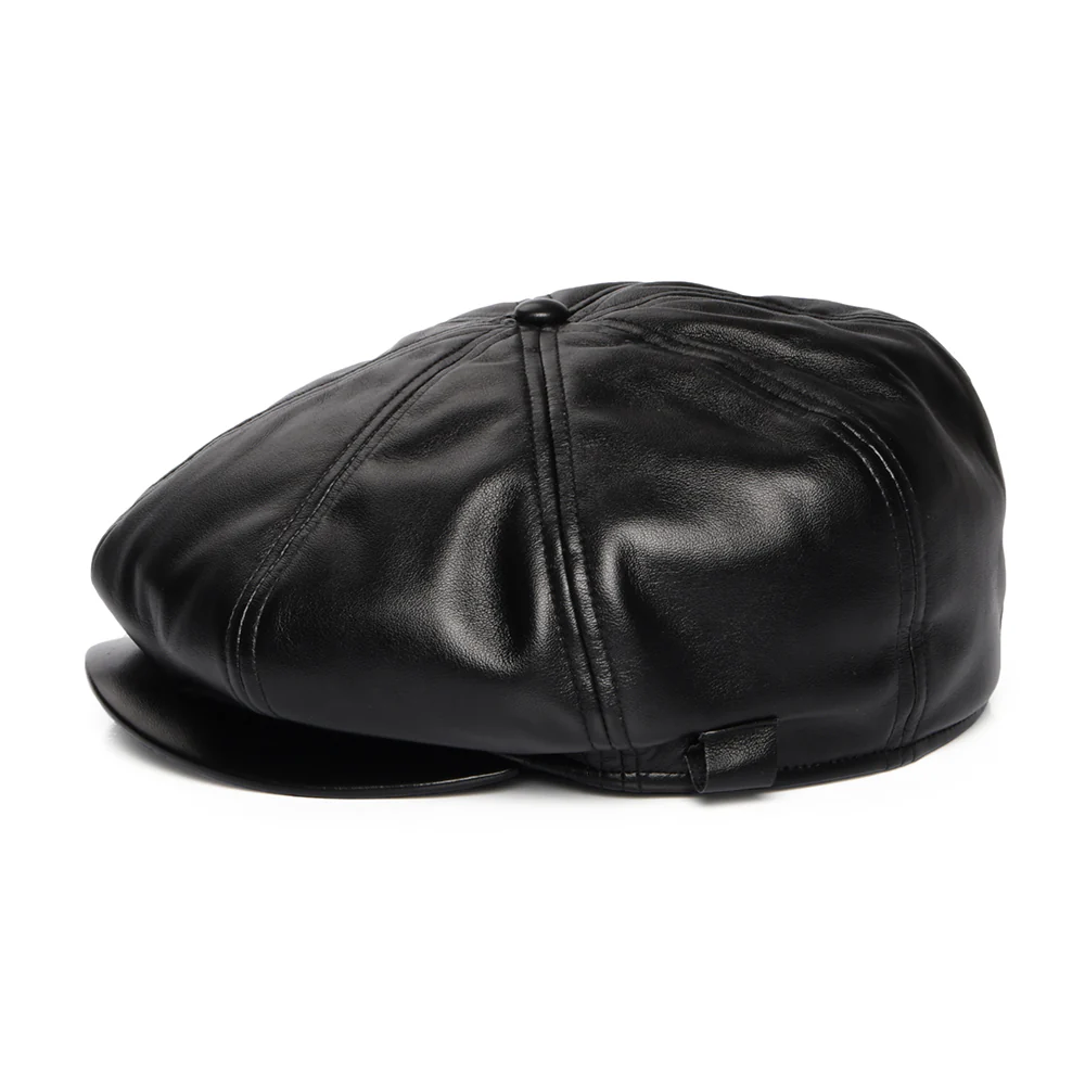 Kangol Ballonmütze aus Kunstleder - Schwarz - Image 3