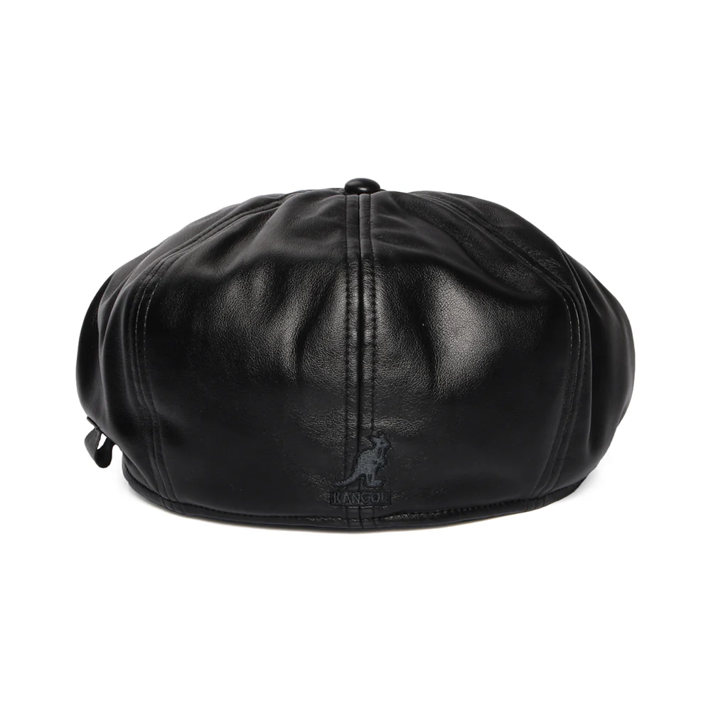 Kangol Ballonmütze aus Kunstleder - Schwarz - Image 4