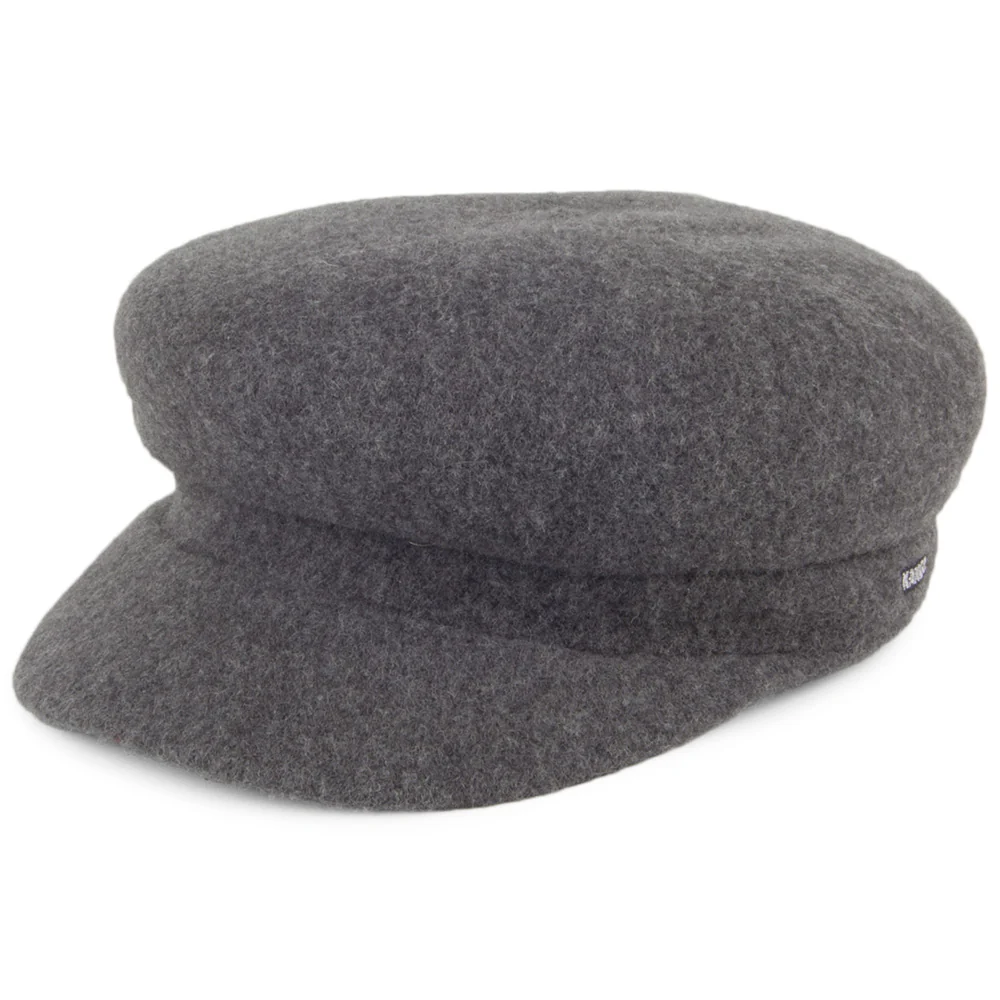 Kangol Enfield Schiffermütze aus Wolle - Dunkles Flanellgrau