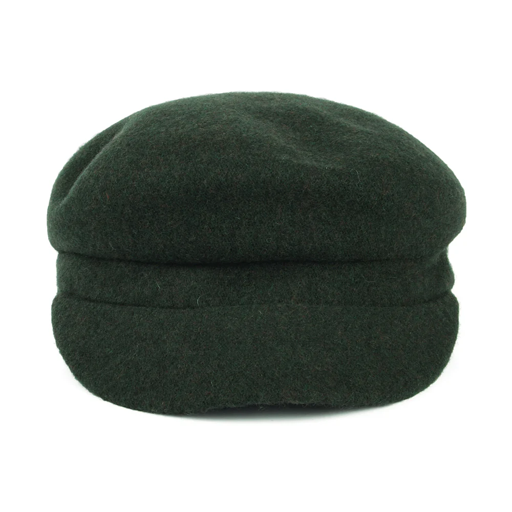 Kangol Enfield Schiffermütze aus Wolle - Waldgrün - Image 2