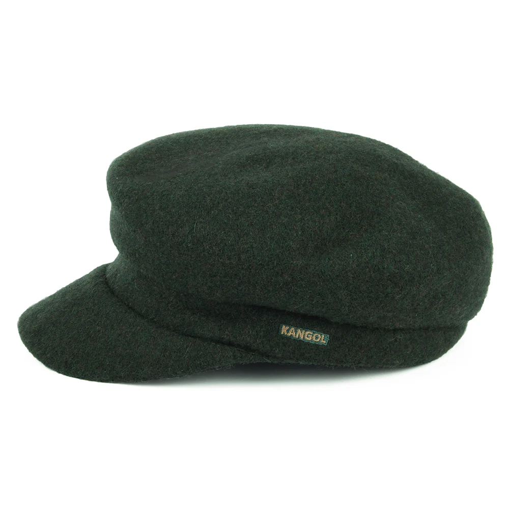 Kangol Enfield Schiffermütze aus Wolle - Waldgrün - Image 3