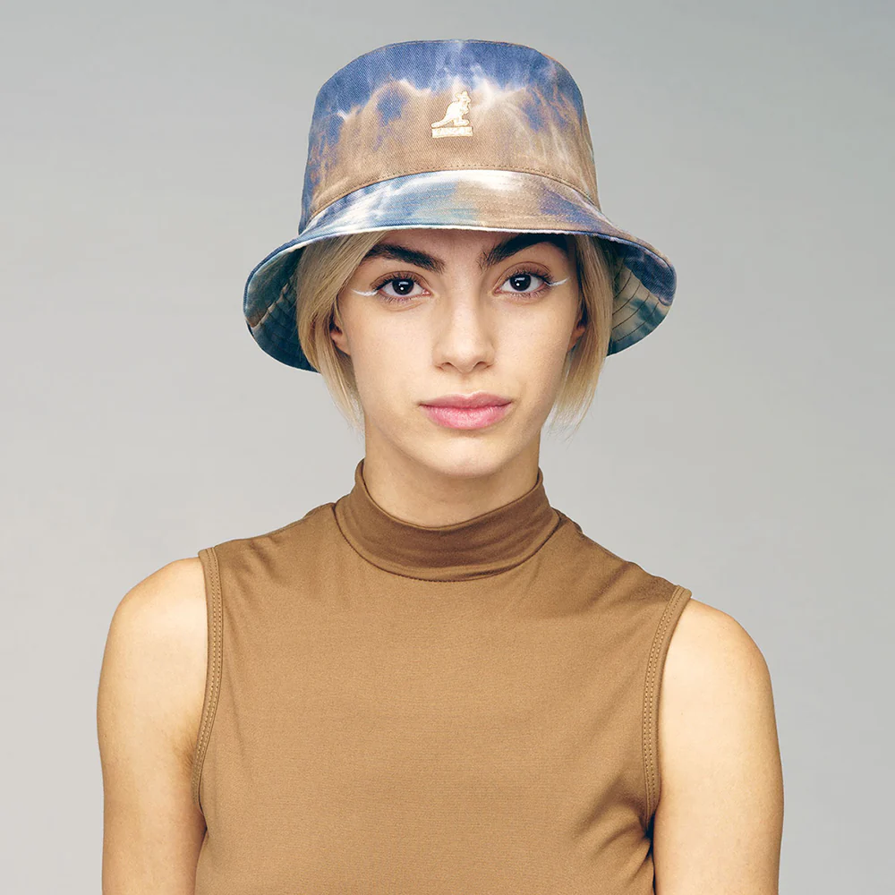 Kangol Fischerhut Tie Dye - Braun-Blau-Multi - Image 3