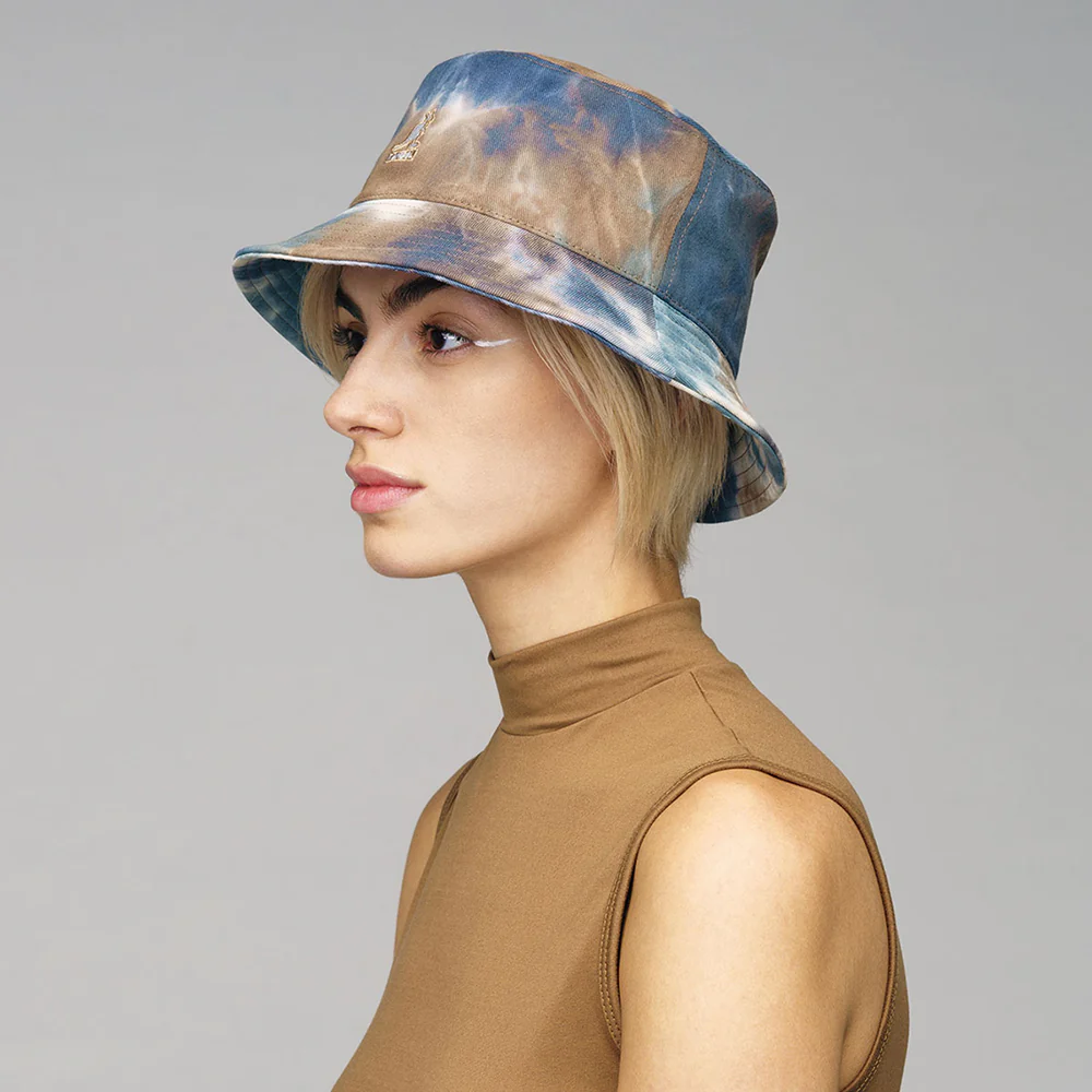 Kangol Fischerhut Tie Dye - Braun-Blau-Multi - Image 4