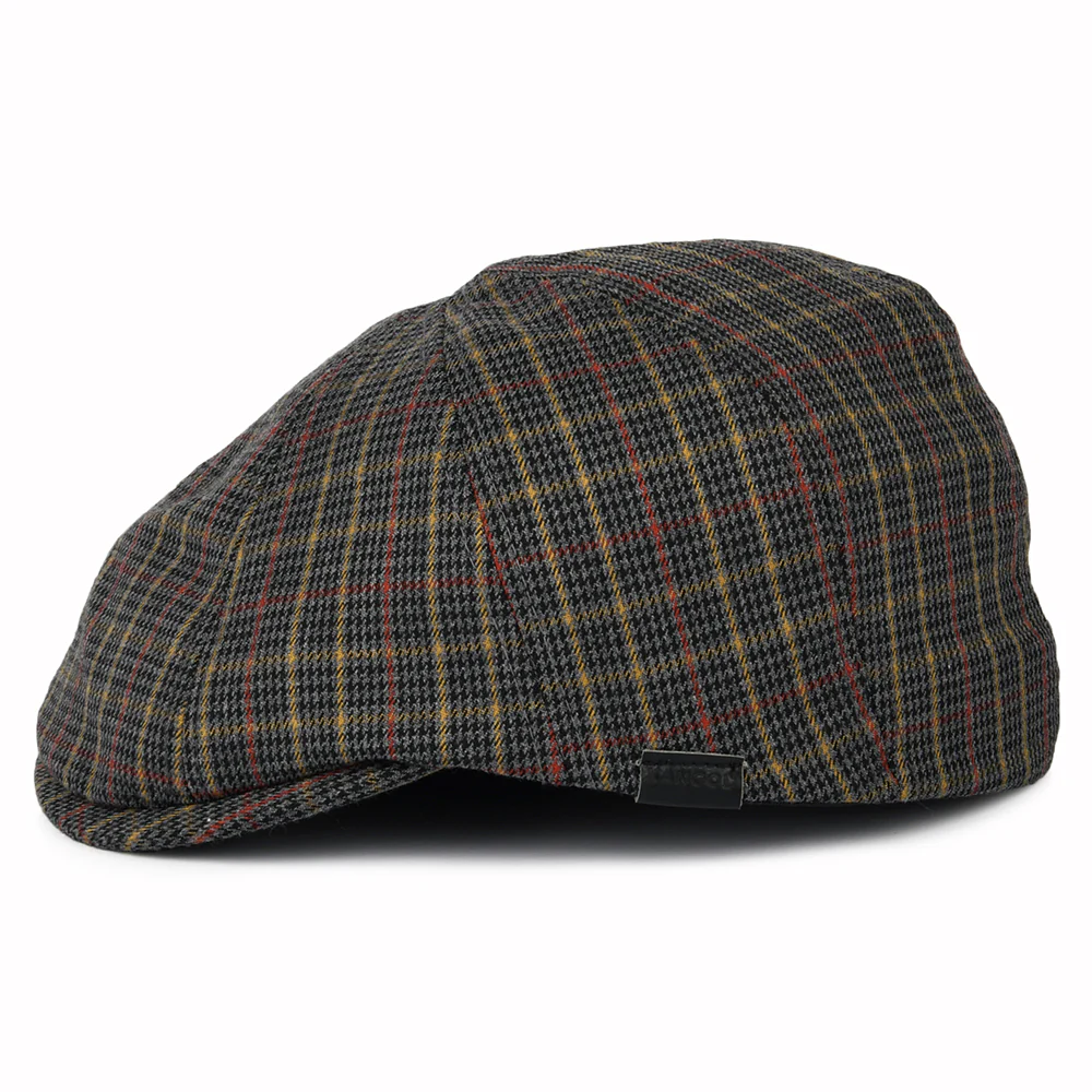 Kangol Flexfit Ballonmütze mit Schottenkaro - Grau-Multi - Image 3