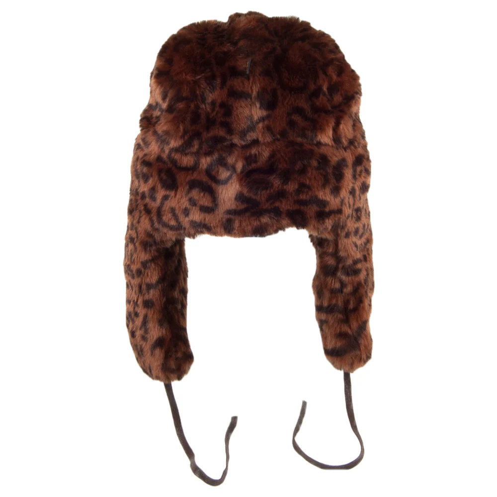 Kangol Fliegermütze aus Kunstpelz - Leopardenmuster - Image 3