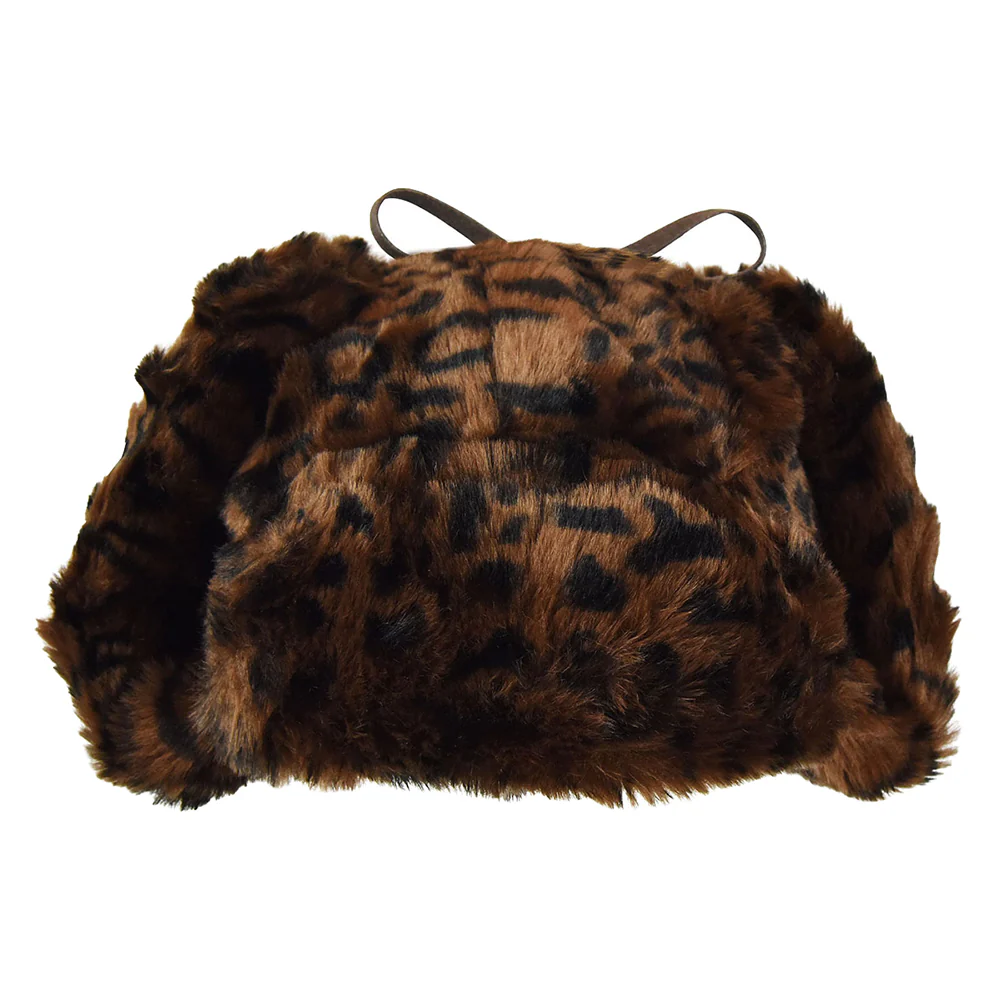 Kangol Fliegermütze aus Kunstpelz - Leopardenmuster - Image 4