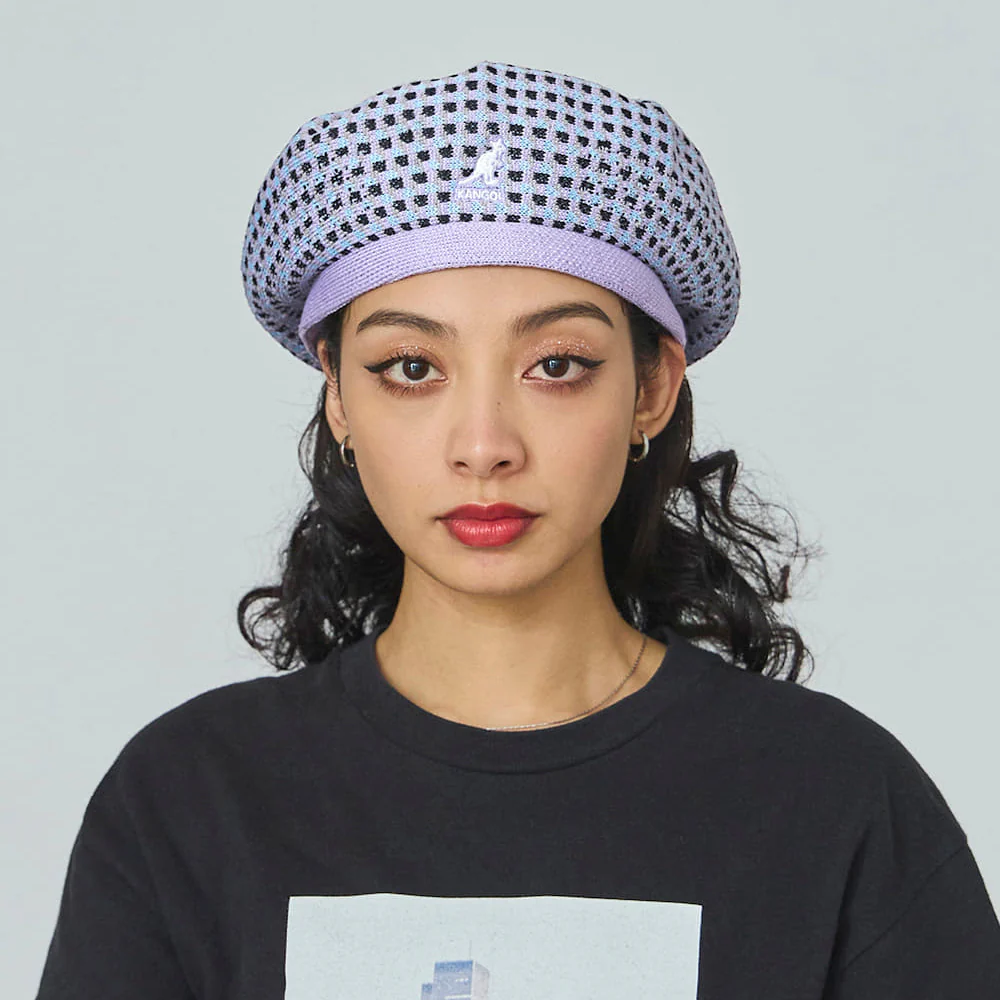 Kangol Geo Board Tropic Baskenmütze - Lavendel - Image 2