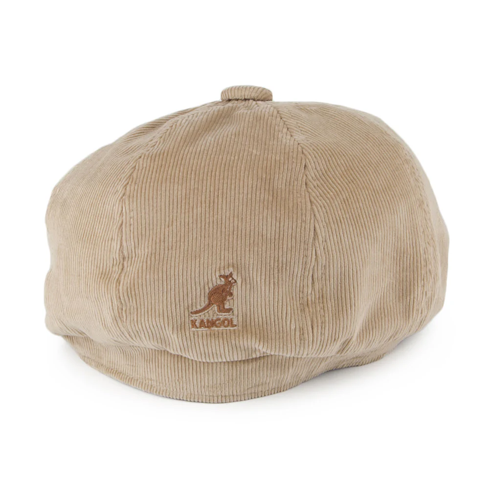 Kangol Hawker Kord Ballonmütze - Beige - Image 4
