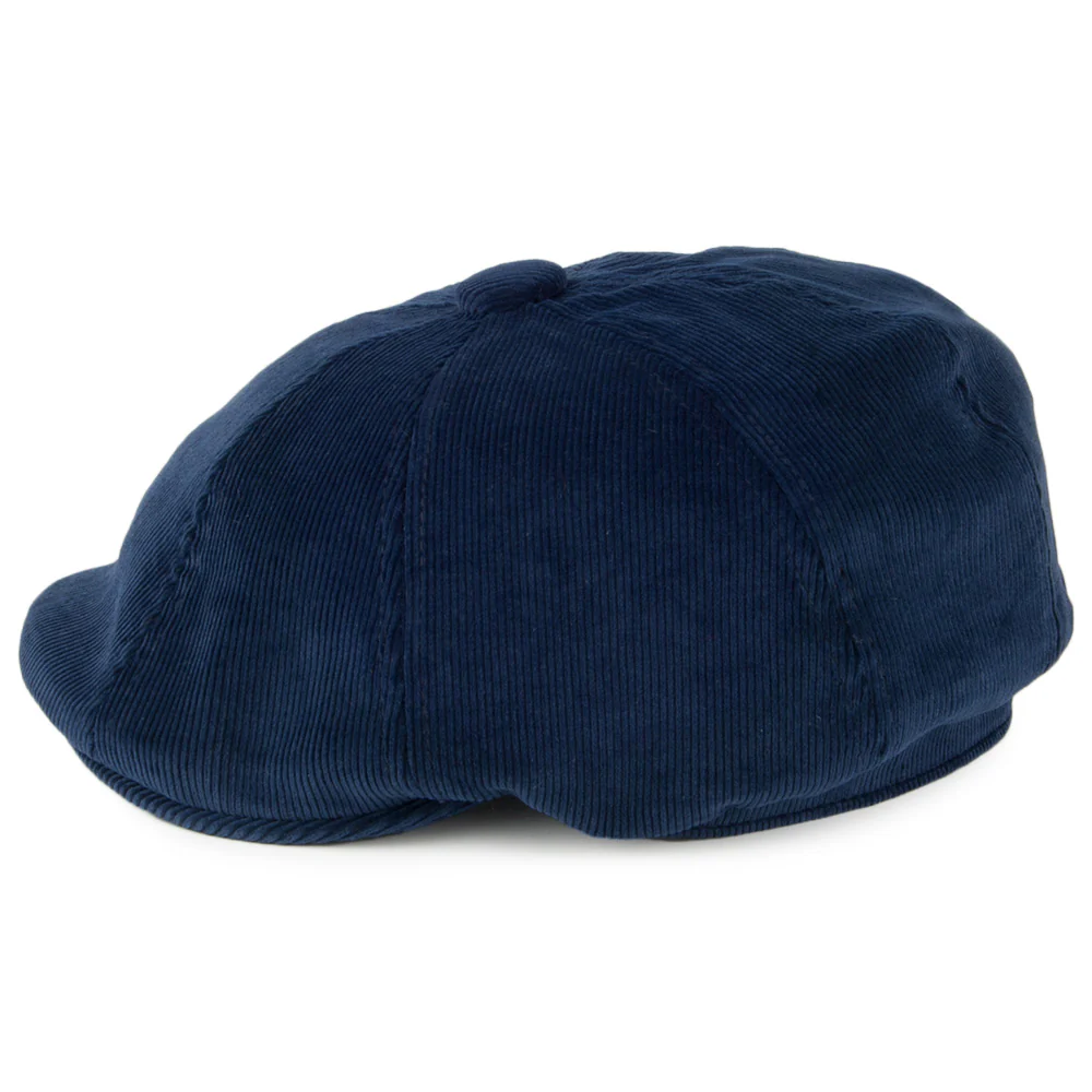 Kangol Hawker Kord Ballonmütze - Marineblau - Image 3