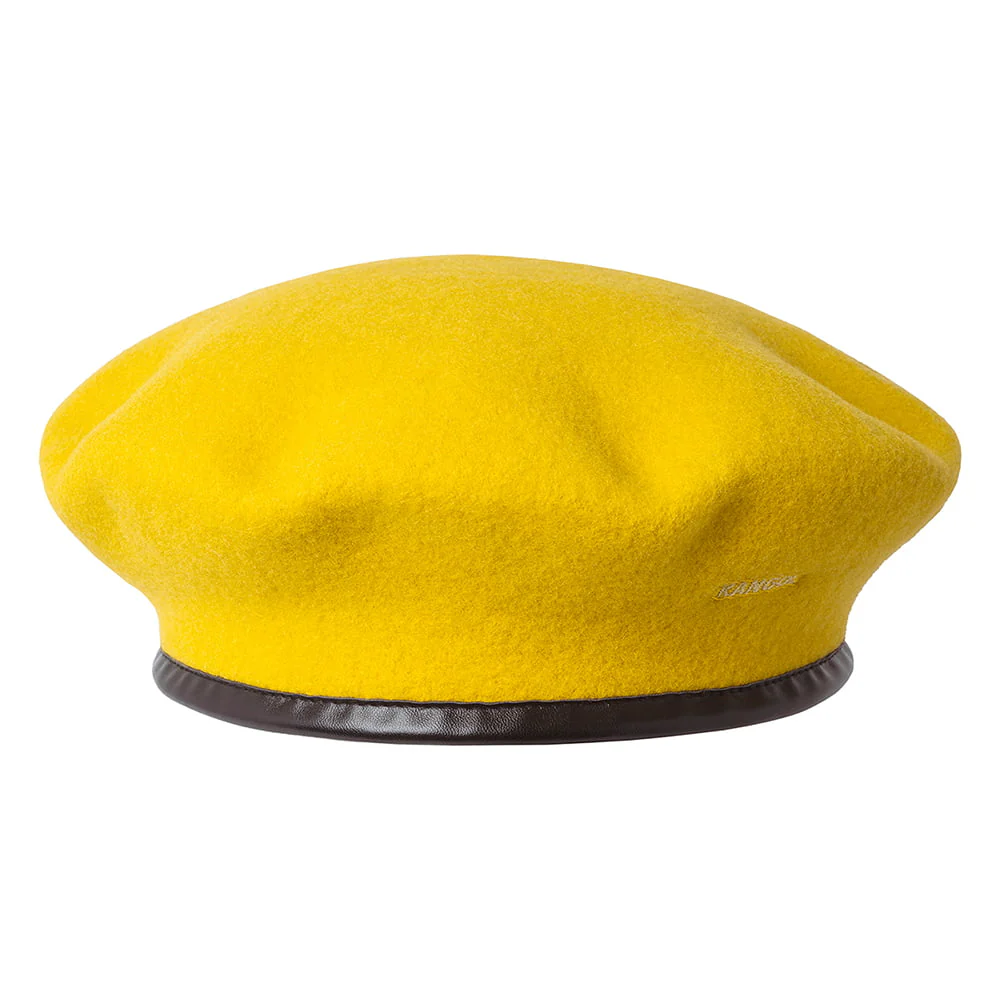 Kangol Monty Baskenmütze aus Wolle - Gelb