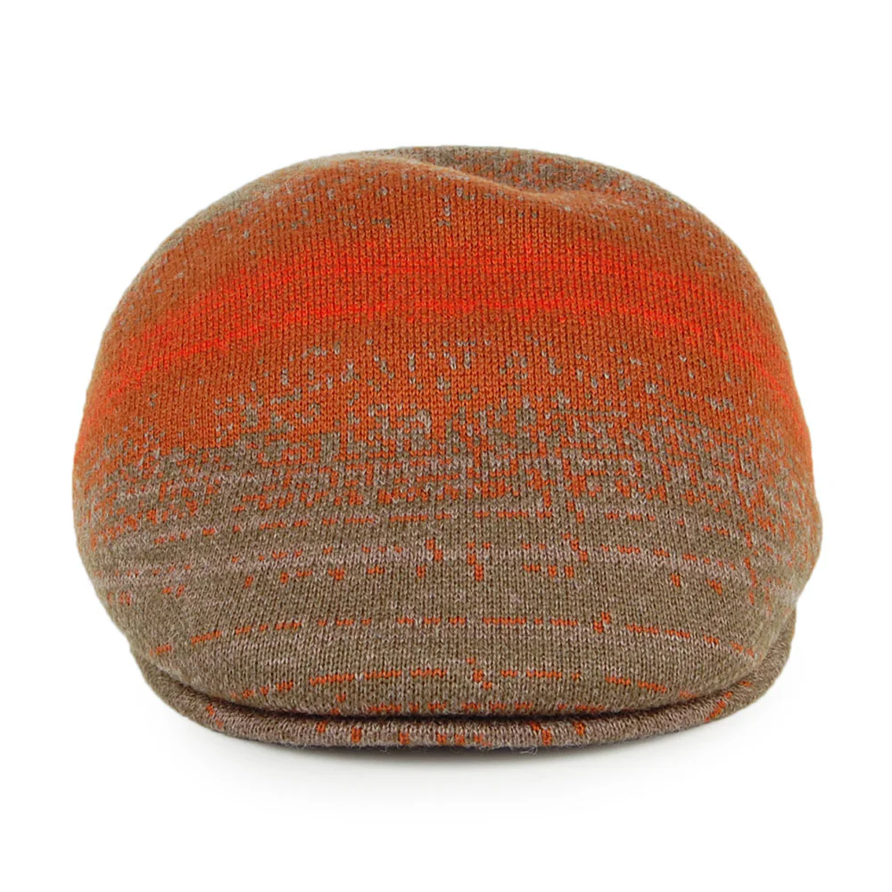 Kangol Morse Distressed 507 Schiebermütze - Olivgrün-Rostrot - Image 2