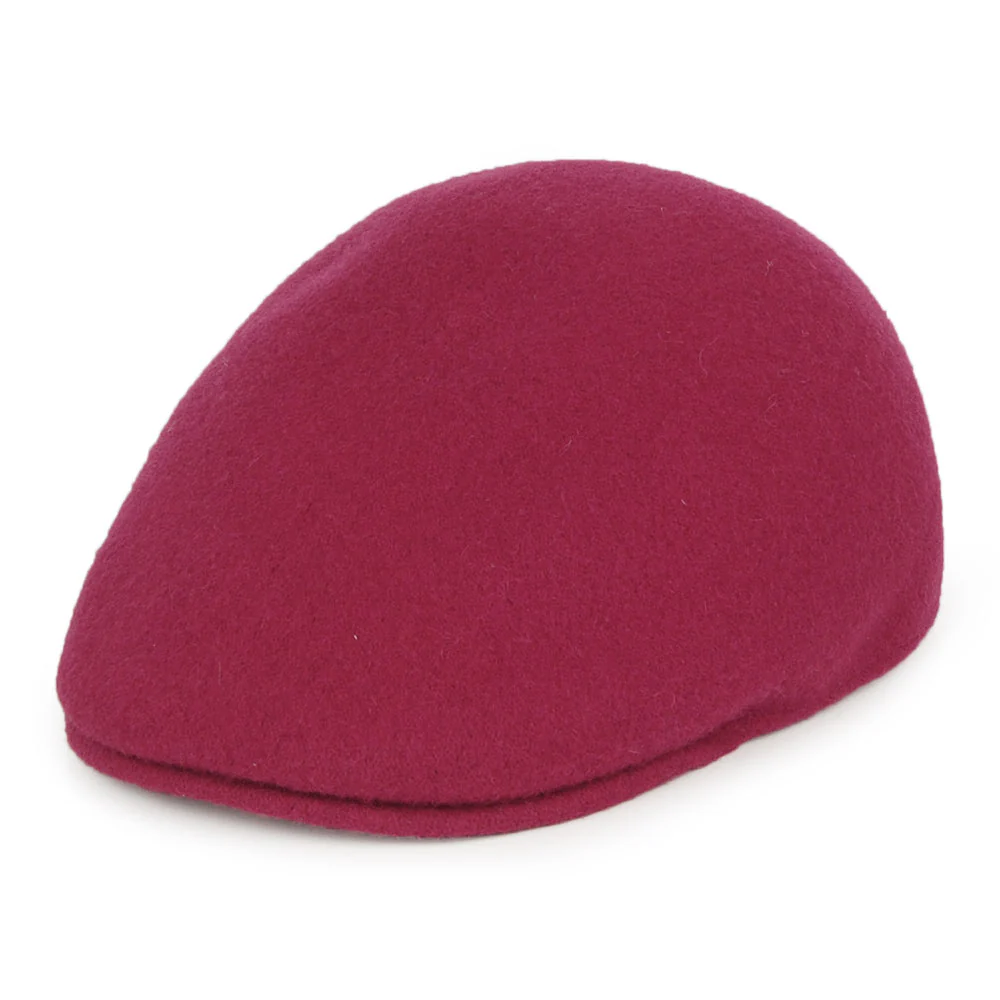 Kangol Nahtlose Wool 507 Schiebermütze - Weinrot