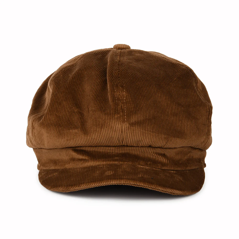 Kangol Spitfire Ballonmütze aus Kord - Braun - Image 2