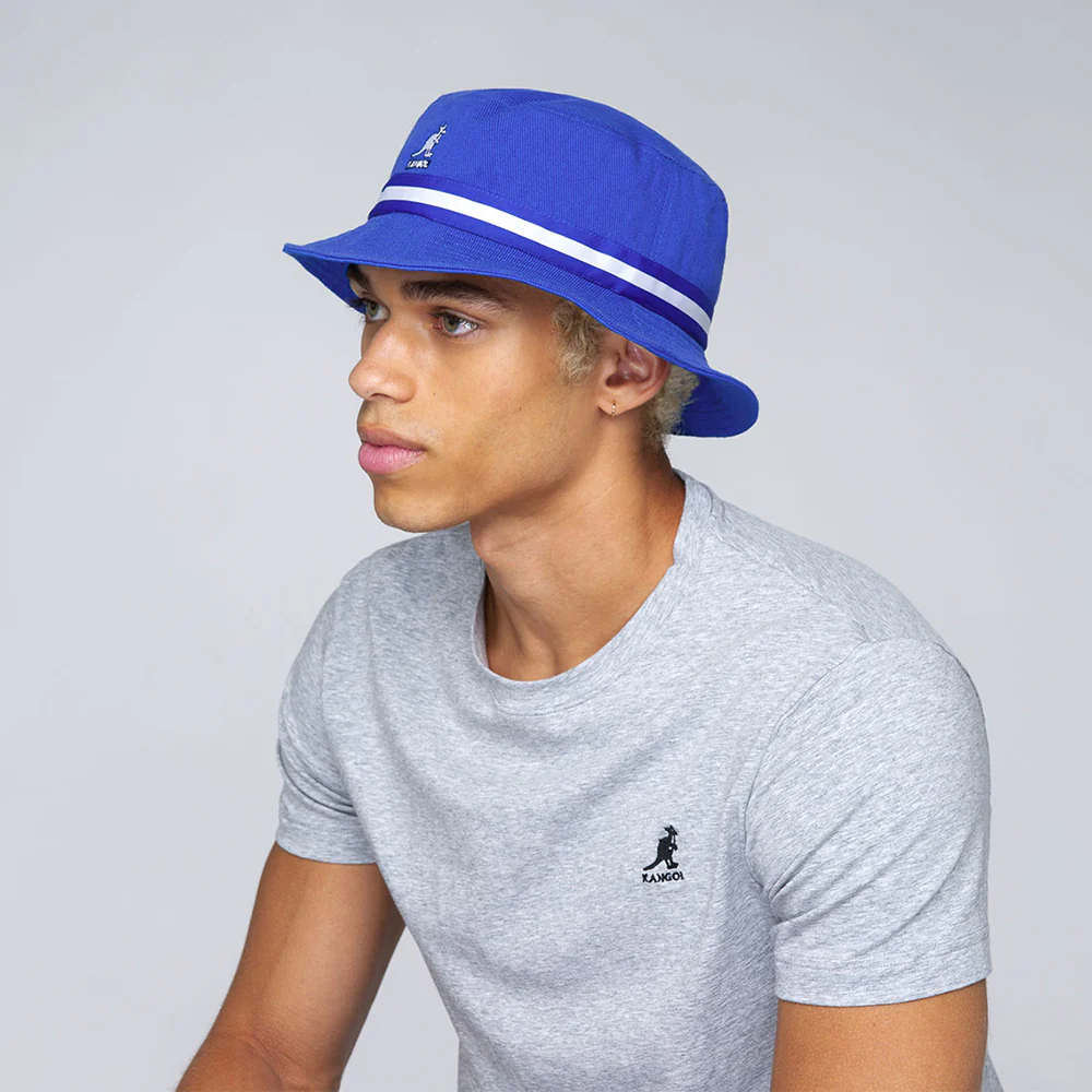 Kangol Stripe Lahinch Fischerhut - Blau - Image 3
