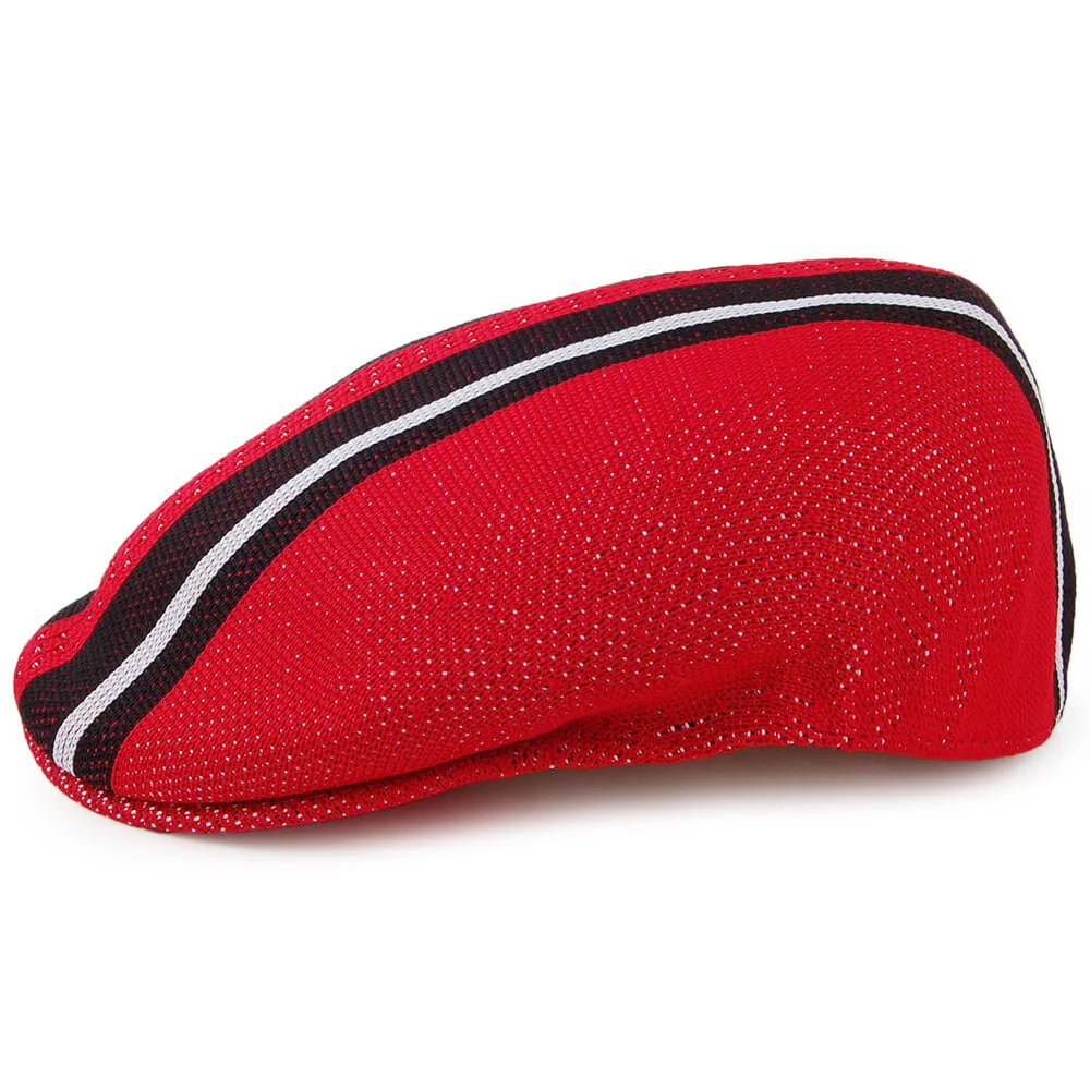 Kangol Vented Stripes 504 Schiebermütze - Scharlachrot - Image 3
