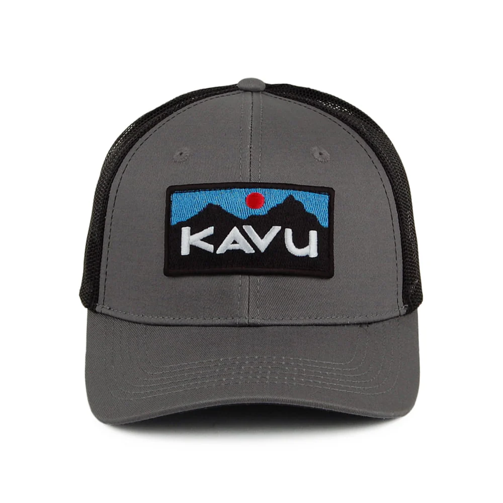 Kavu Above Standard Trucker Cap aus Baumwolle - Anthrazit - Image 2