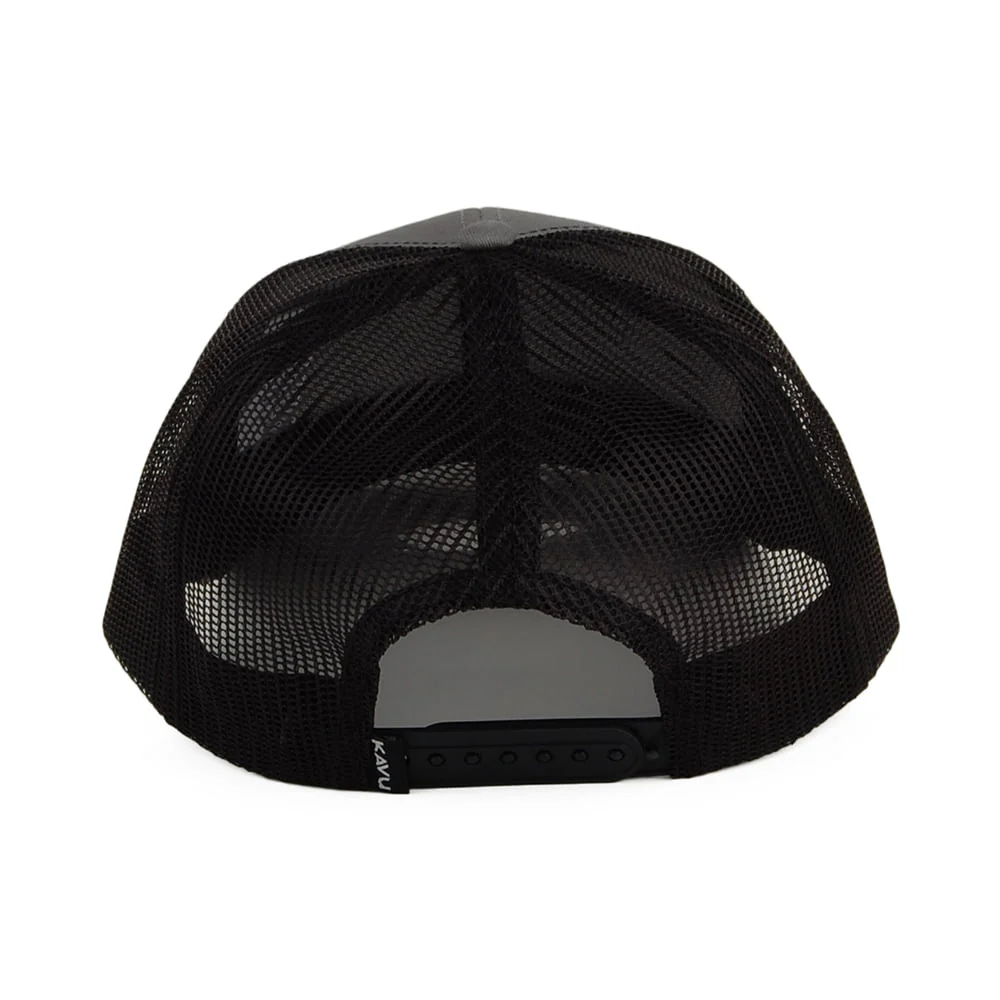 Kavu Above Standard Trucker Cap aus Baumwolle - Anthrazit - Image 3