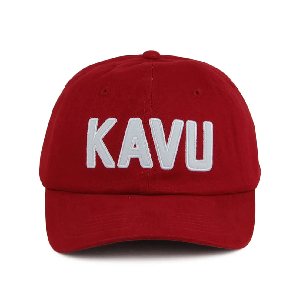 Kavu Ballard Classic Baseball Cap aus Baumwolle - Ziegelrot - Image 2