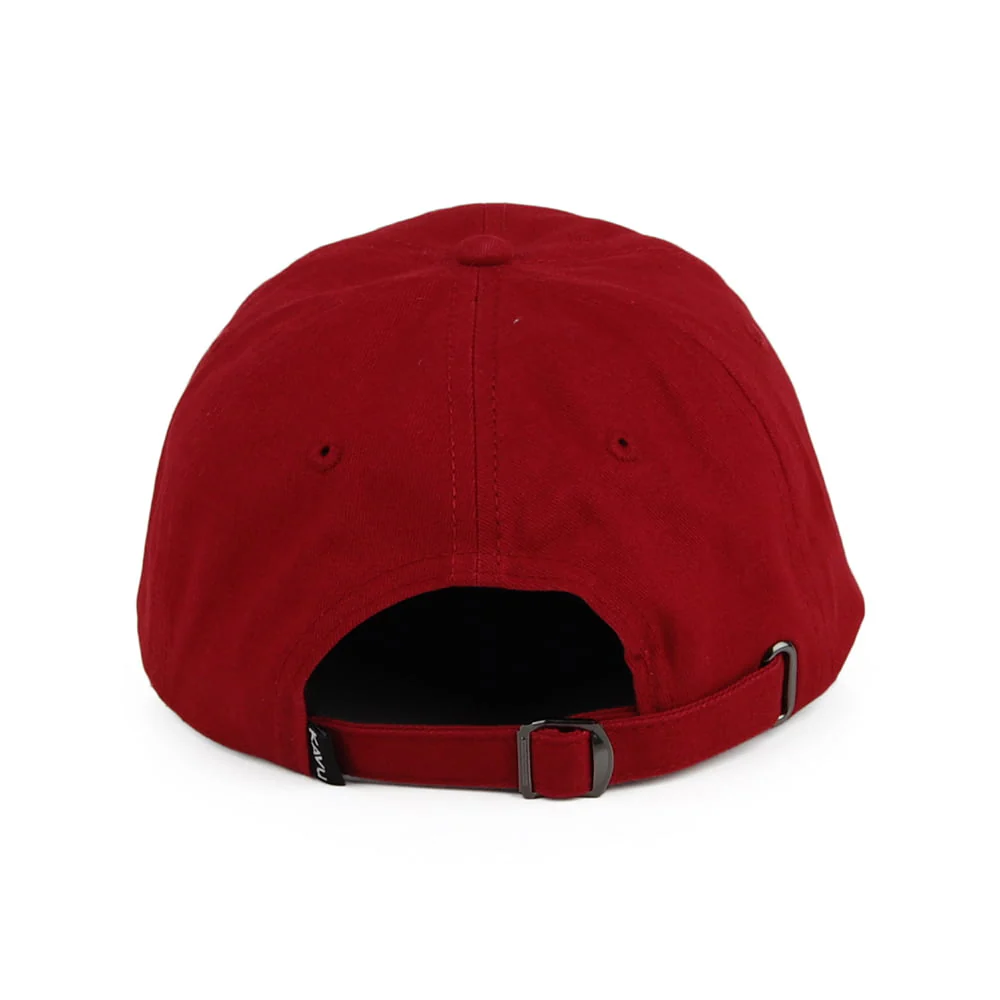 Kavu Ballard Classic Baseball Cap aus Baumwolle - Ziegelrot - Image 3
